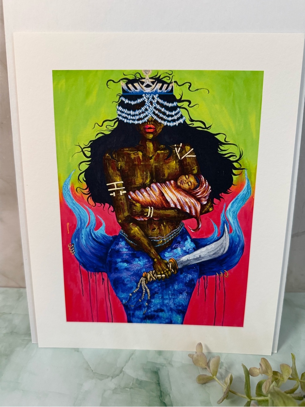 Fine Art Print Yemaya 2.0 Goddess of the Ocean